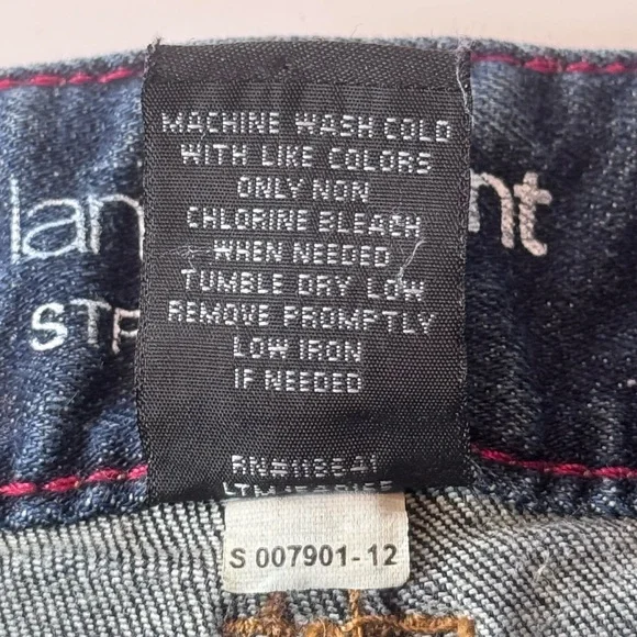 Lane Bryant Genius Fit Straight Jeans 26W Average Dark Wash Stretch Plus Size - Picture 13 of 13